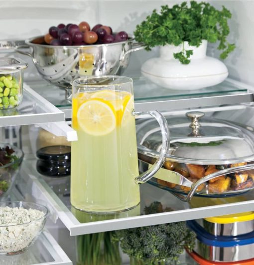 GE Profile ADA ENERGY STAR 22.1 Cu. Ft. Black Stainless Counter-Depth French-Door Refrigerator With Hands-Free AutoFill - Image 7