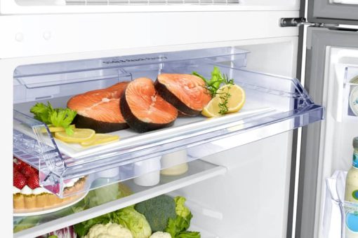 Samsung 18 Cu. Ft. Fingerprint Resistant Stainless Steel Top Freezer Refrigerator With FlexZone And Ice Maker - Image 7