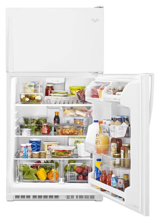 Whirlpool ADA 33" White Top-Freezer Refrigerator - Image 4
