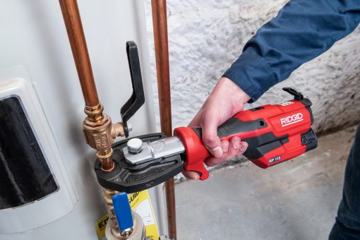 RIDGID RP 115 Mini Press Tool Battery Kit with Propress Jaws 1/2"-3/4" - Image 4