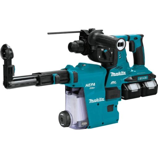 18V X2 LXT® (36V) Brushless Cordless 1-1/8 In. AVT® Rotary Hammer Kit, Accepts SDS-Plus Bits w/ HEPA Dust Extractor (5.0Ah) - Image 2