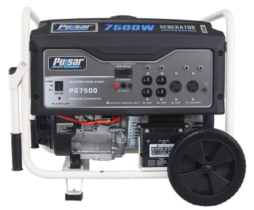 PG7500 7500W Peak 6000W Rated Portable Gas-Powered Generator with Electric Start - Image 3