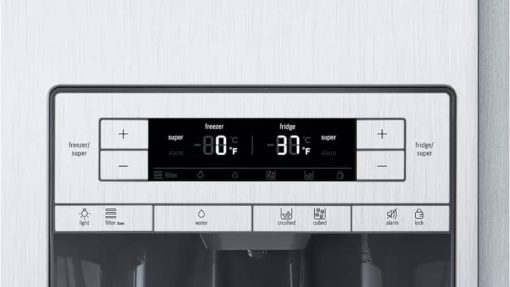 Bosch 300 Series 36" Anti-Fingerprint Stainless Steel Counter-Depth Side-By-Side Refrigerator - Image 8