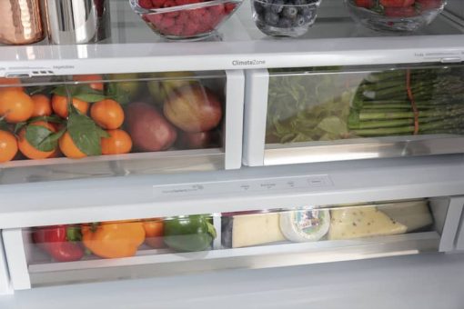 Cafe 23.1 Cu. Ft. Matte White Counter-Depth French Door Refrigerator - Image 9