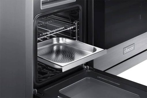 Dacor Contemporary 48" Graphite Stainless Steel Dual-Fuel Liquid Propane Steam Range With Griddle - Image 8