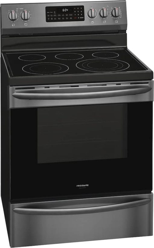 Frigidaire Gallery 30" Smudge-Proof Black Stainless Steel Freestanding Electric Range With Air Fry - Image 8