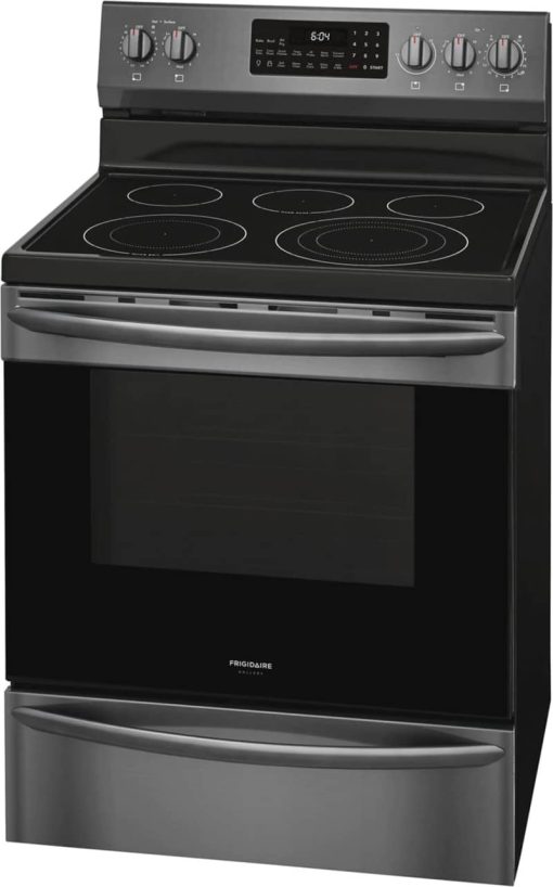 Frigidaire Gallery 30" Smudge-Proof Black Stainless Steel Freestanding Electric Range With Air Fry - Image 7