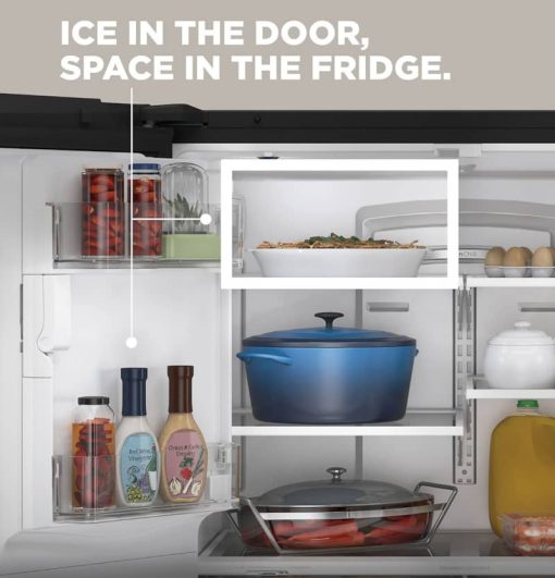 GE ADA ENERGY STAR 25.6 Cu. Ft. Fingerprint Resistant Stainless Steel French-Door Refrigerator - Image 8