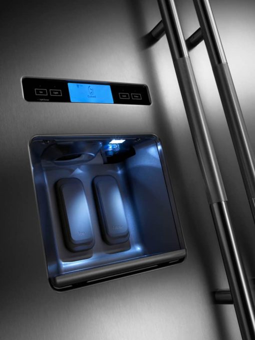 JennAir 42" Stainless Steel Built-In Side-By-Side Refrigerator With Water Dispenser - Image 7