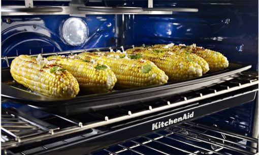 KitchenAid 30" Stainless Steel Dual Fuel Double Oven Range - Image 8