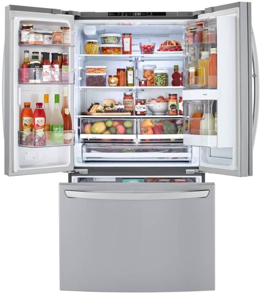 LG 27 Cu. Ft. PrintProof Stainless Steel InstaView Door-In-Door Refrigerator - Image 2
