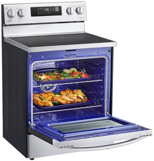 LG 6.3 Cu. Ft. Stainless Steel Smart Wi-Fi Enabled Fan Convection Electric Range With Air Fry & EasyClean - Image 8