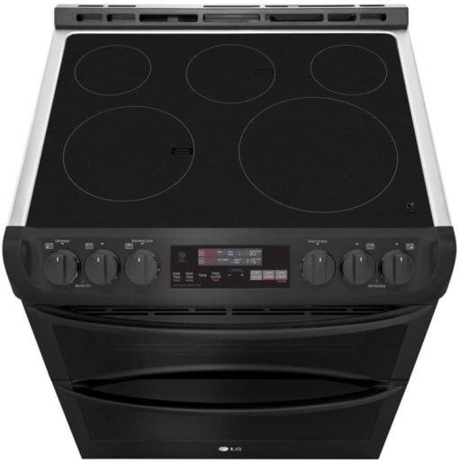 LG 7.3 Cu. Ft. Black Slide-In Double Electric Convection Range With ProBake Convection - Image 8