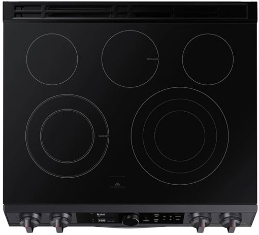 Samsung ADA 6.3 Cu. Ft. Fingerprint Resistant Black Stainless Steel Flex Duo Slide-in Electric Range With Smart Dial, Air Fry & Wi-Fi - Image 8