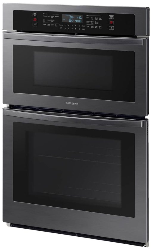 Samsung 30" Fingerprint Resistant Black Stainless Steel Microwave Combination Wall Oven - Image 8