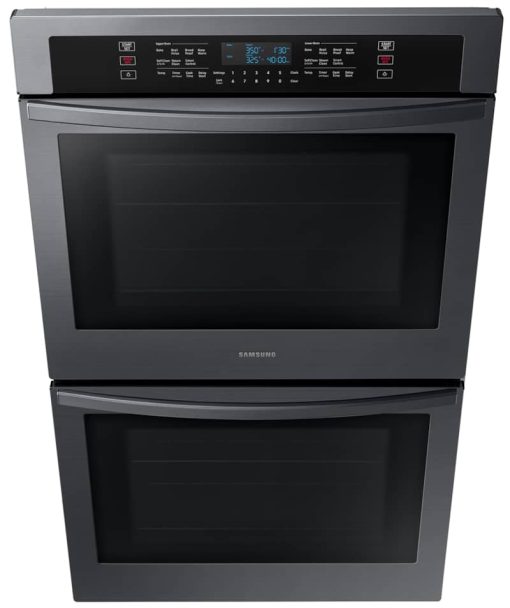Samsung 30" Fingerprint Resistant Black Stainless Steel Double Wall Oven - Image 8