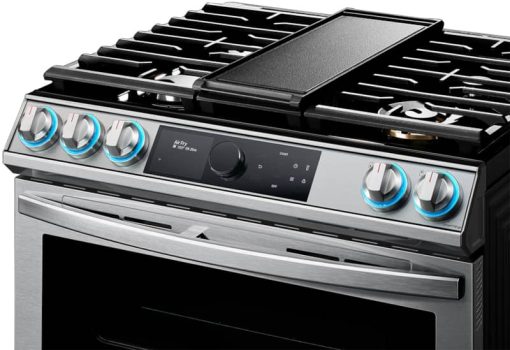 Samsung ADA 6 Cu. Ft. Fingerprint Resistant Stainless Steel Flex Duo Slide-In Gas Range With Smart Dial, Air Fry & Wi-Fi - Image 8