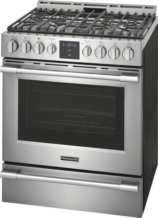 Frigidaire Professional ADA 30" Smudge-Proof Stainless Steel Front Control Gas Range With Air Fry - Image 8