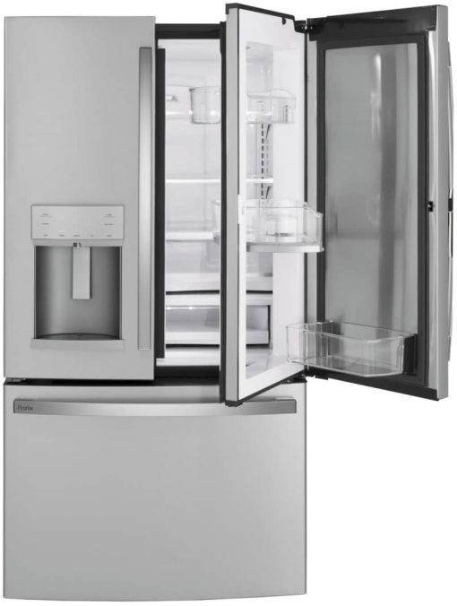 GE Profile ADA 27.7 Cu. Ft. Fingerprint Resistant Stainless Steel French-Door Refrigerator With Door In Door And Hands-Free AutoFill - Image 9