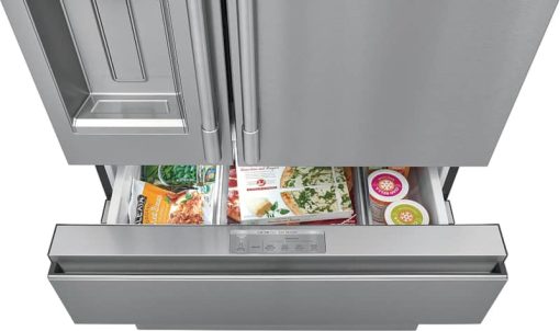 Frigidaire Professional 21.8 Cu. Ft. SmudgeProof Stainless Steel Counter Depth 4-Door French Door Refrigerator - - Image 8
