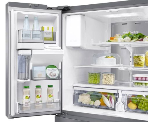 Samsung 28 Cu. Ft. Fingerprint Resistant Stainless Steel Food Showcase 4Door French Door Refrigerator - - Image 8