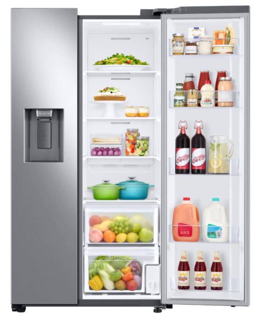 Samsung ADA 22 Cu. Ft. Fingerprint Resistant Stainless Steel Counter-Depth Side-By-Side Refrigerator - Image 4