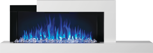Stylus™ Wallmount Electric Fireplace with Shelf - Image 3