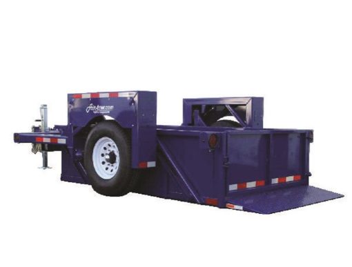 Air-tow 12' Drop Deck Flatbed Trailer 75" Deck Width - 5,500# Capacity - Image 9