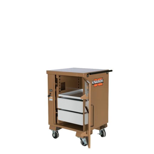Compact Rolling Workbench with Drawers - Image 4