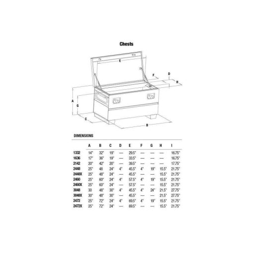 24In x 72In Storage Box - Image 2