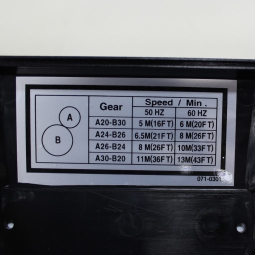 Baileigh PF-1850 Gear Driven Power Feeder 220V 1 Phase 0.25HP - Image 3