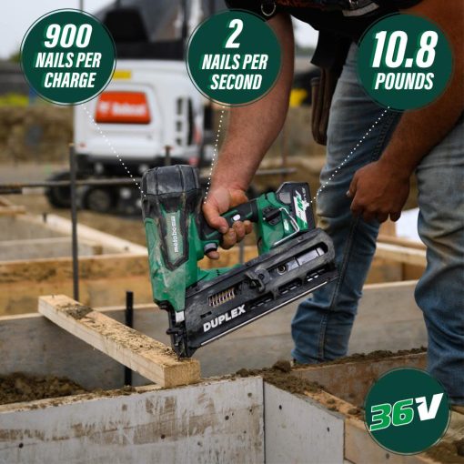 Metabo HPT 36V MultiVolt™  Duplex Nailer Cordless Kit - Image 2