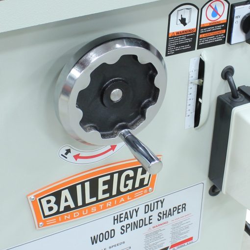 Baileigh SS-2725 Spindle Shaper 220V 1 Phase 3HP 2 Speed - Image 6