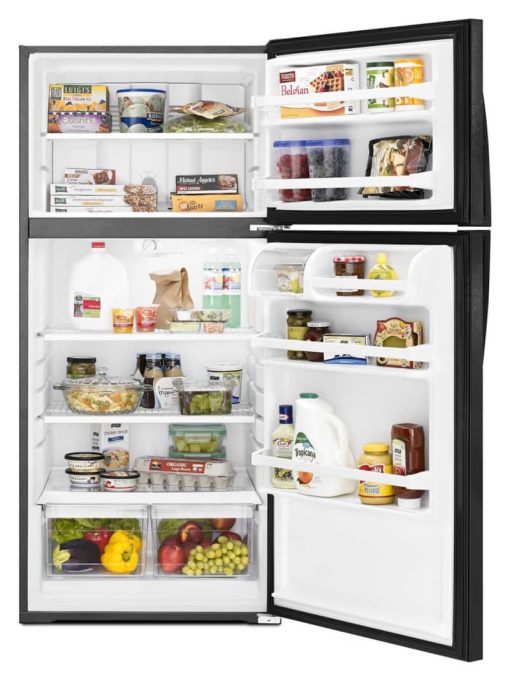 Whirlpool ADA 28" Black Top-Freezer Refrigerator - Image 2