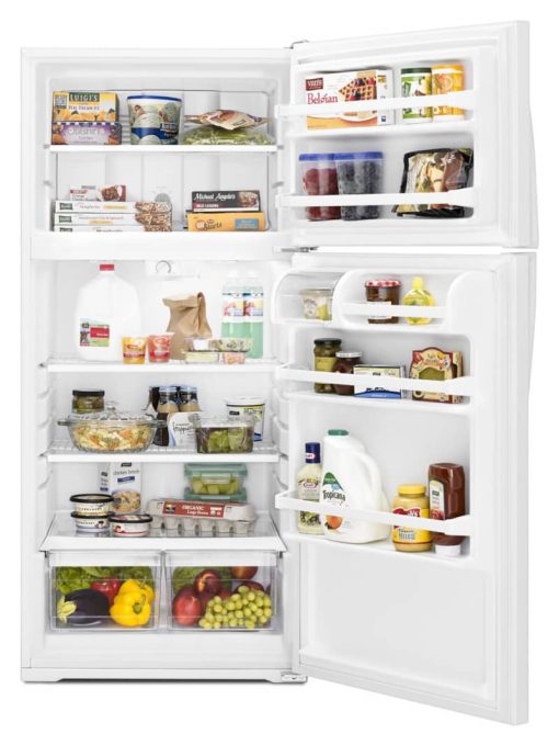 Whirlpool ADA 28" White Top-Freezer Refrigerator - Image 2