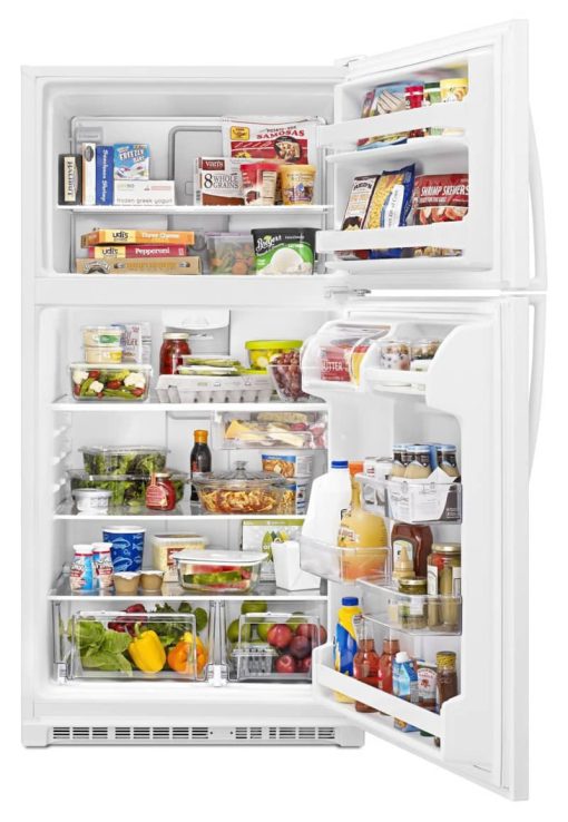 Whirlpool ADA 33" White Top-Freezer Refrigerator - Image 2