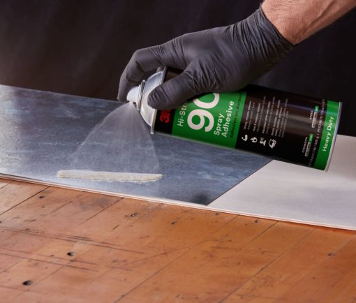 3M Hi-Strength 90 Cylinder Spray Adhesive Clear Large Cylinder - Image 2