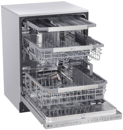 LG 24" PrintProof Stainless Steel Top Control Smart Wi-Fi Enabled Dishwasher With QuadWash And TrueSteam - Image 9