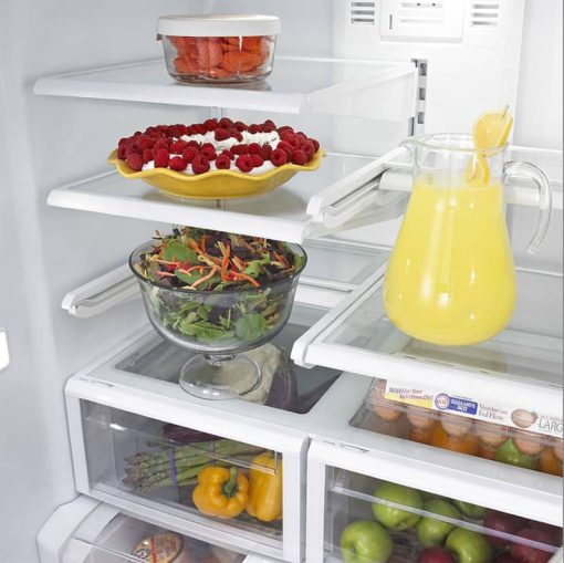 Maytag 36" Fingerprint Resistant Stainless Steel French Door Refrigerator With PowerCold Feature - Image 9