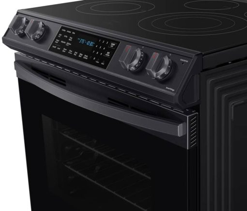 Samsung ADA 6.3 Cu. Ft. Fingerprint Resistant Black Stainless Steel Convection Slide-In Electric Range With Air Fry - Image 9