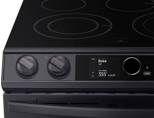 Samsung ADA 6.3 Cu. Ft. Fingerprint Resistant Black Stainless Steel Flex Duo Slide-in Electric Range With Smart Dial, Air Fry & Wi-Fi - Image 9