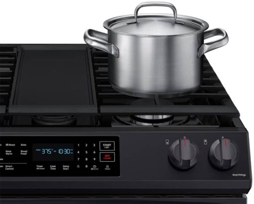 Samsung ADA 6 Cu. Ft. Fingerprint Resistant Black Stainless Steel Slide-In Gas Range With Convection & Wi-Fi - Image 9