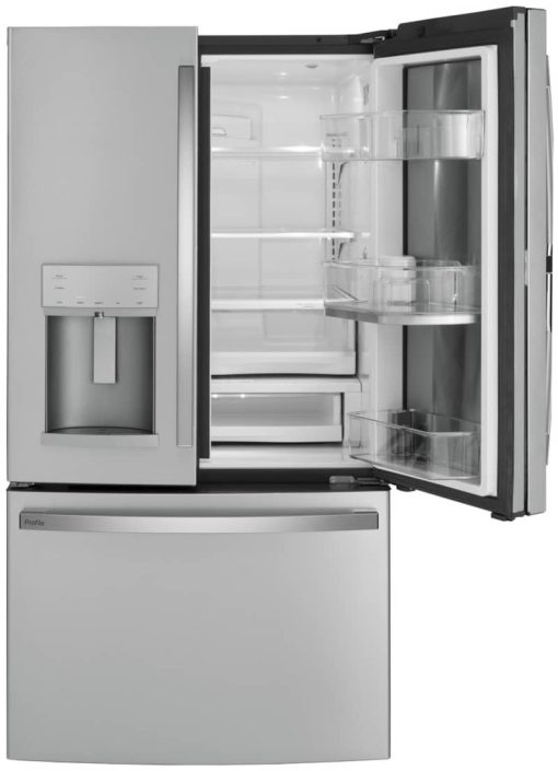 GE Profile ADA 27.7 Cu. Ft. Fingerprint Resistant Stainless Steel French-Door Refrigerator With Door In Door And Hands-Free AutoFill - Image 6