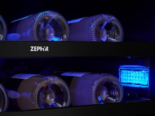 Zephyr 24" Custom Frame Dual Zone Wine Cooler - Image 9