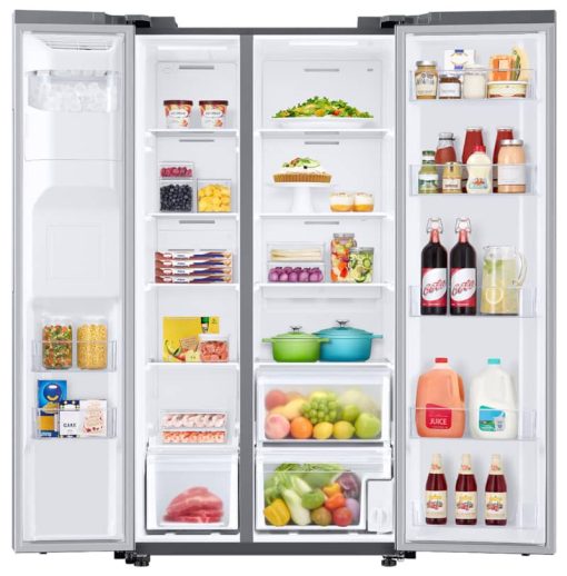 Samsung ADA 22 Cu. Ft. Fingerprint Resistant Stainless Steel Counter-Depth Side-By-Side Refrigerator - Image 2