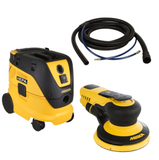 MIRKA PROS 5" Dust-Free Sanding System with 18' Hose