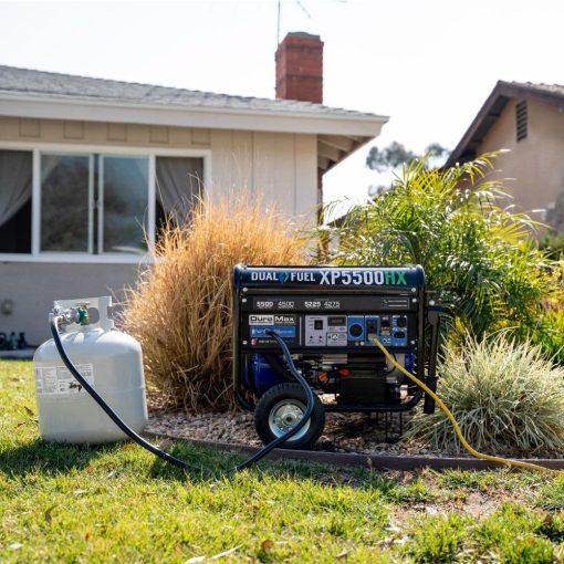 DuroMax Generator Dual Fuel Gas Propane Portable with CO Alert 5500 Watt - Image 14