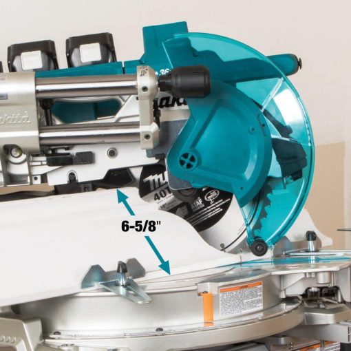 Makita 36V (18V X2) LXT Compound Miter Saw Brushless 10" Dual Bevel Sliding with Laser Kit - Image 3