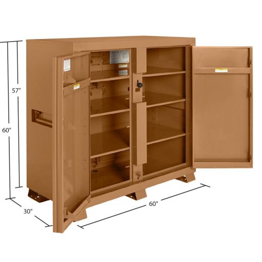 30-in W x 60-in L x 60-in Steel Jobsite Box - Image 2