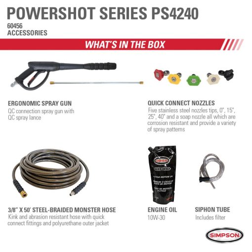 PowerShot 4200 PSI at 4.0 GPM HONDA GX390 with AAA Industrial Triplex Pump Cold Water Professional Gas Pressure Washer (49-State) - Image 8